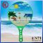 summer plastic beach rackets,beach paddle,beach bats with pvc ball