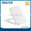 HL-413 MEIYE PP 430*345*57mm Rectangle Soft-closing Toilet Seat Cover Ramp Down Toilet Lid