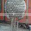 Decorative Large Stainless Steel Flower Balls Decorative Glass Balls For Gardens