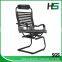 Low price black elastic bungee visitor chair