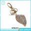 Vintage Bulk Leaf Shape Keychain Lanyard Leather Wholesale Key Ring