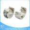 ZS13041 stainless steel beautiful hoop earrings korean model selling earrings for young girls