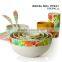 economic environment natural bamboo fiber bowl sets