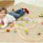Yunhe Factory Popular Products Wooden Train Set With Accessories