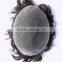 4 inches natural wave indian cheap remy hair men's toupee piece full PU toupee with chinese hair