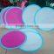 Customized Wholesale Summer Beach Flying Toy Hand Fans Polyester Frisbee