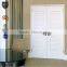 economic white color simple new design wooden flat exterior louvered door on sale