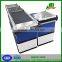 checkstands with conveyor belt