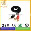 Digital Coiled Stereo 3.5mm jack audio cable with volume control audio cable voice box/computer