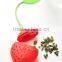 New Design Eco friendly strawberry shaped Silicone tea infuser Silicone Bulk Tea Infuser