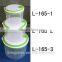 2015 Hot Sale Plastic food storage container/Bento Lunch box/Transparent Round plastic storage container