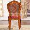 Restaurant solid wood dining chairs hand carved chair furniture from foshan