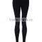 Woman FItted Plain Black Leggings / Tights