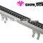 9 15w/18w RGBAW+UV battery power wireless DMX led bar /led wash light for wedding fasion show music concert or club