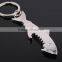 hot sale cute-foot-shaped metal bottle opener with keychain for party