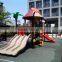 Hot sale zinc pipe LLDPE plastic new design kids plastic playground