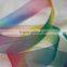 China Factory supply iridescent rainbow sheer organza ribbon,silk chiffon ribbon for gift craft card making decoration
