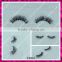 Hot sale black colour 3D mink false eyelashes with custom eyelash packaging