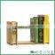 expandable bamboo wooden document holder, office file organizer