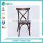 French style dining chair cross back chair