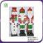Latest product Polyresin Xmas santa set with snowmen for home decor