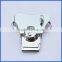 Carry case hardware metal butterfly lock