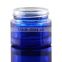 wholesale empty painted blue glass jar