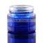 whole sale beauty supply cobalt blue glass jar