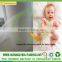 Blue color medical sms non woven fabric roll/hydrophobic non-woven smms fabric for baby diaper or surgcial gown