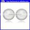 FIVE COLORS -- New big round white pearl diamond cluster stud earrings