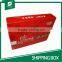 WAX-COATED CARDBOARD SHIPPING BOXES FOR PACKING FOOD WITH EMBOSSING LOGO