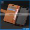 Custom Color Stand Wallet Flip PU Leather Case for sony