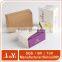 Clamshell luxury logo printed ribbon tie handmade square small soap box