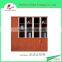 Cheap price glass door with aluminum frame office wood cabinet