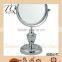 5X Magnifying Chrome Plated Free Standing Mirror