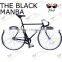 VINTAGE black +red!700C good look road bicycle, color fixed gear bicycle