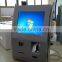 Wall mounting bank ATM machine with cash acceptor and receipt printer