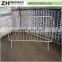temporary galvanized moveable fence