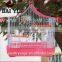 New Decorative Galvanized Parrot Bird Cage With Bird Cage Tealight Holder (wholesale,good quality,Made in China)
