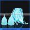 Reusable Soft Gental Silicone Menstrual Cups for Lady Menstruation Period