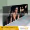 Frameless outdoor advertising light box with canvas led screen