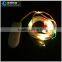CE & ROHS mini pvc wire led string light with button batteries
