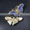 Butterfly cz diamond wholesale bulk brooch