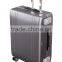 26"aluminum luggage with 4 spinner wheels