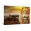 Giclee Wild Animal Lion Canvas Printed Painting Livingroom Decoration DWYS47