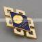 china product different technics enamel football company logo pin badge