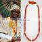 african long jewelry set/nigerian coral beads jewelry set wedding for men                        
                                                Quality Choice