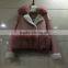 Genuine Leather And Double Face Rabbit Fur Lining Coat/Warm Fox Fur with Genuine Leather Fur Coat