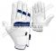White Cabretta Leather Golf Gloves