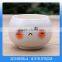 High quality smile face ceramic flower pot,antique ceramic smile flower pots